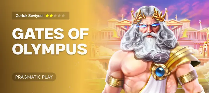 Cenabet oyun sağlayıcıları arasındaki Pragmatic Play'in Gates of Olympus slot kartı