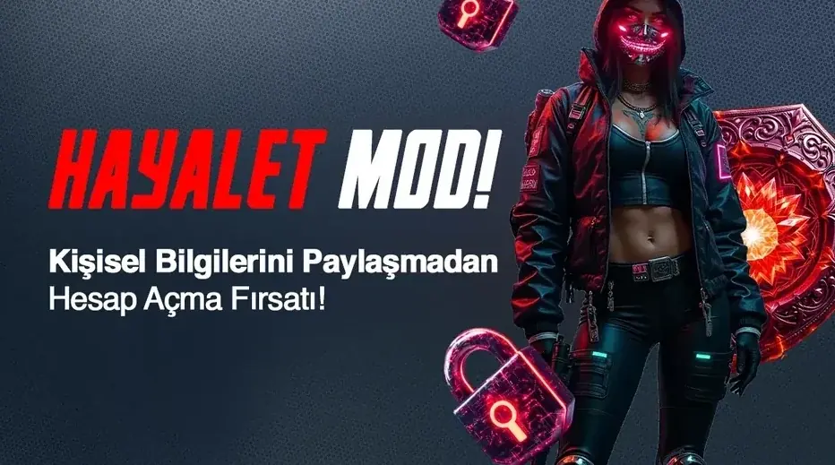 Hayalet Mod gizli üyelik seçeneğini tanıtan Cenabet kampanya görseli